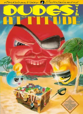 Dudes with Attitude (USA) (Rev 1) (Unl) box cover front